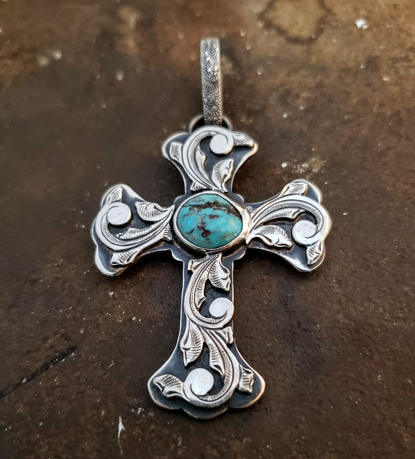 Turquoise Cross Pendant Turquoise Cross Pendant