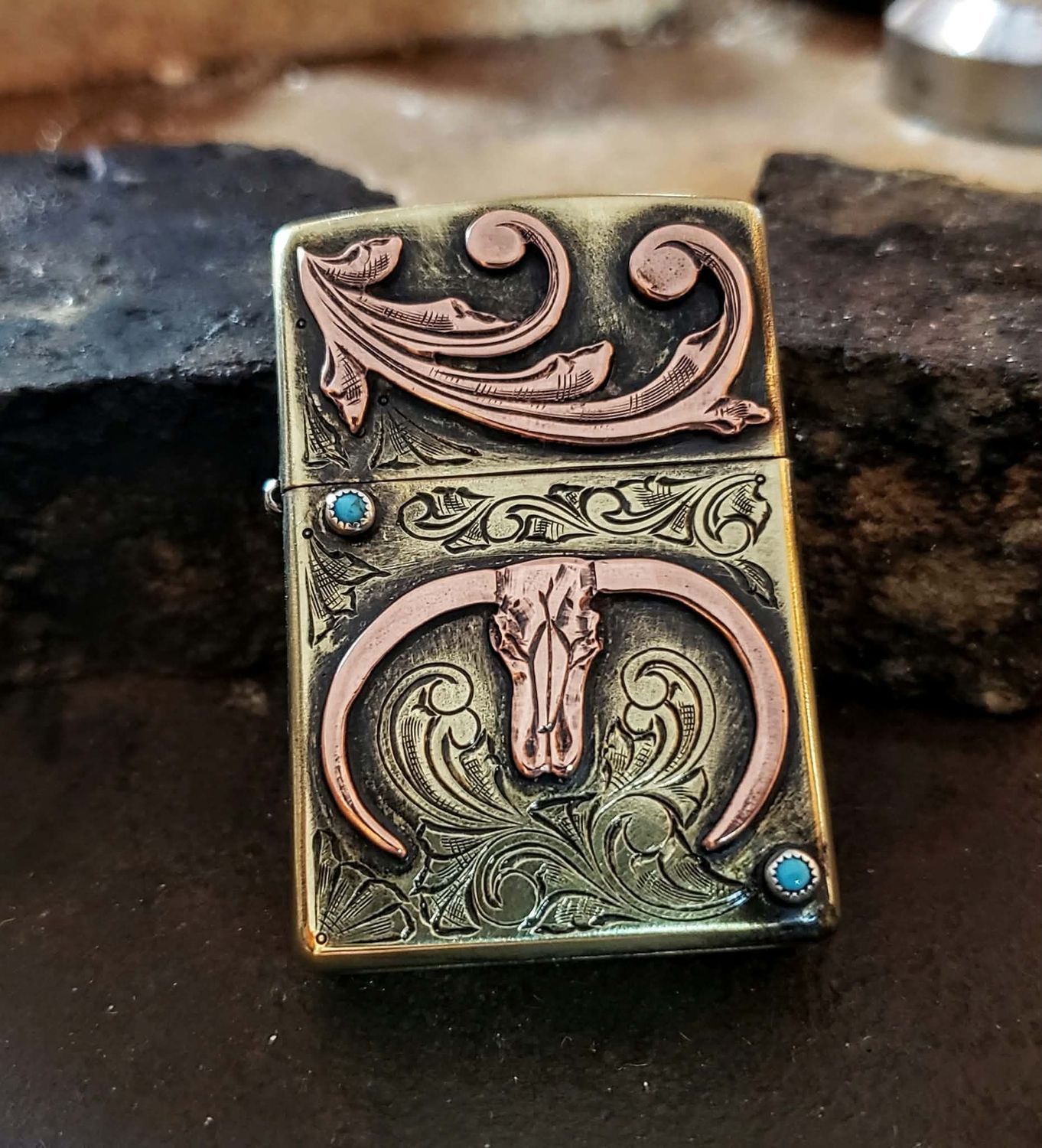 Bullskull Zippo Lighter Bullskull Zippo Lighter