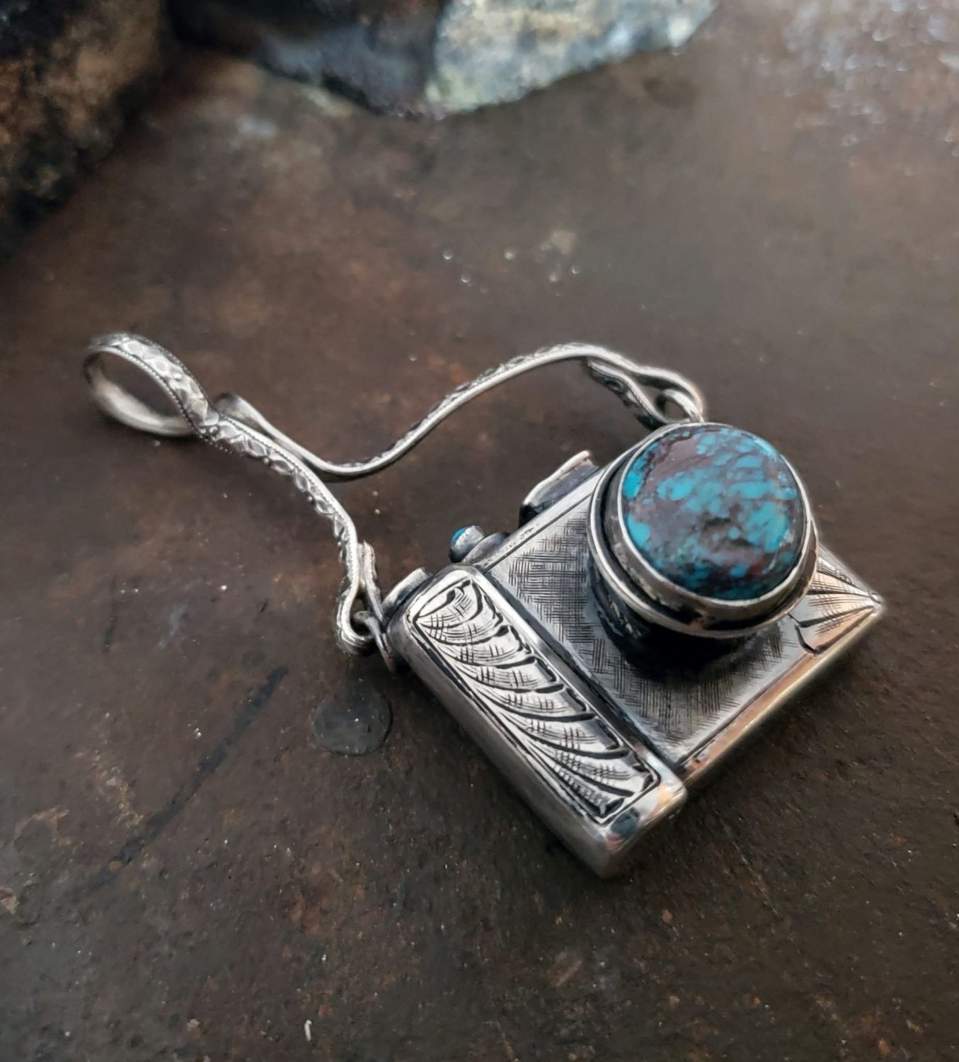 Sterling Silver Camera Pendant Sterling Silver Camera Pendant