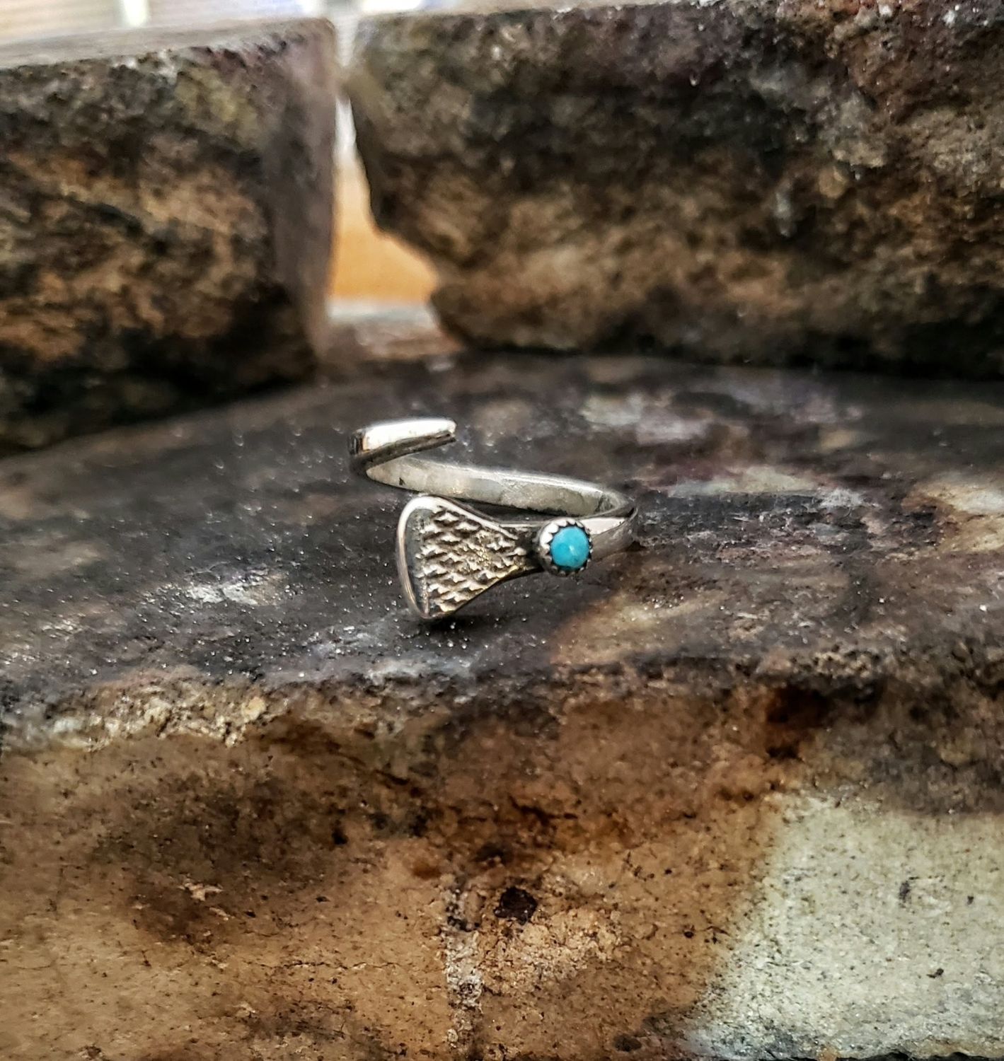 Sterling Silver Horseshoe Nail Ring Sterling Silver Horseshoe Nail Ring