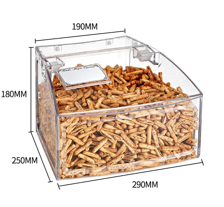 Candy or food container for round sales islands.