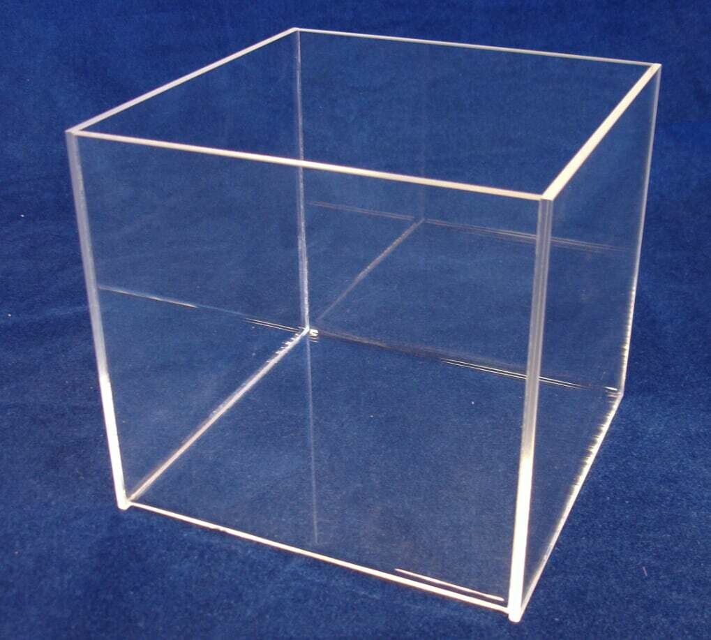 Square acrylic box for sales islands