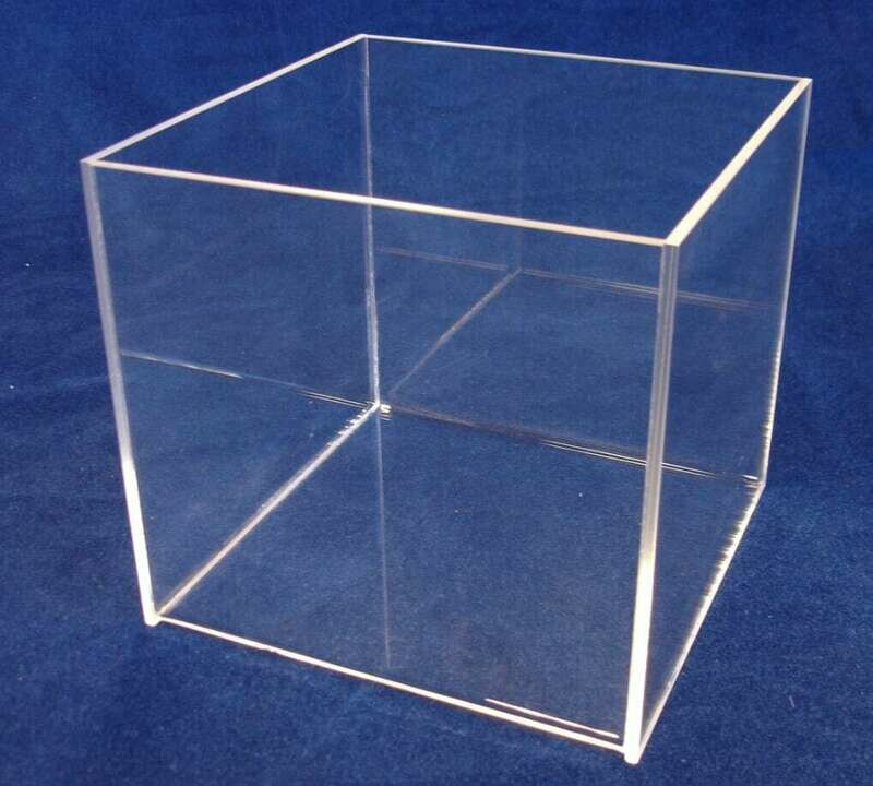 Square acrylic box for sales islands