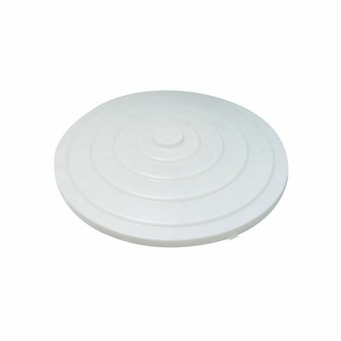 Oplegdeksel voor 200 liter cilinder, ø670 mm, wit