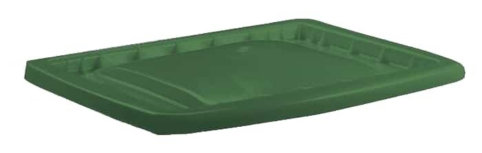 Deksel voor bak 400 liter, groen