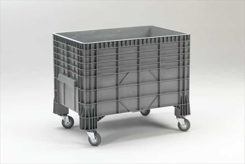 Large bin on wheels 550 liters.