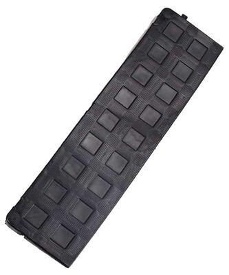 Vrouwelijke zijde tegel 500x130x25 mm zwart