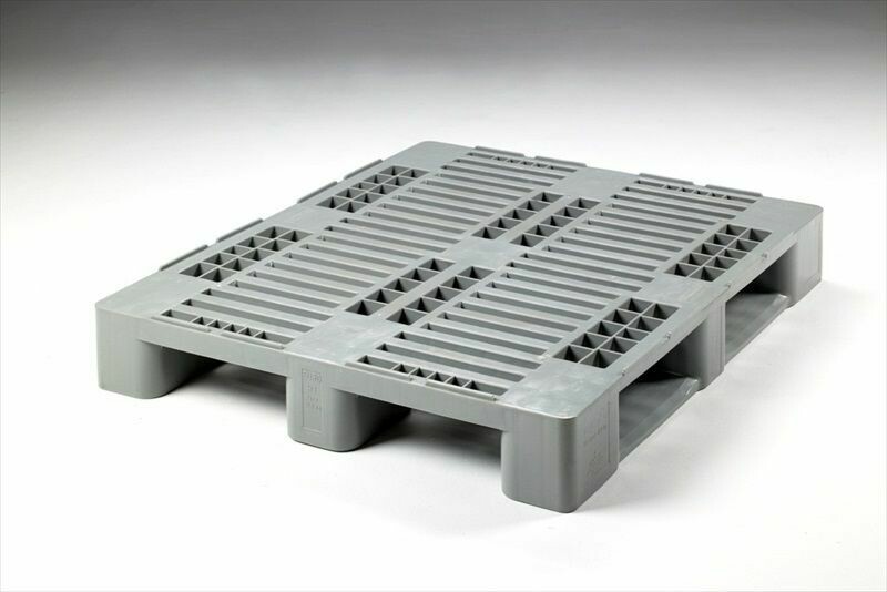 Kunststof Euro H1 pallet, 3 sleden, zonder middenkruis