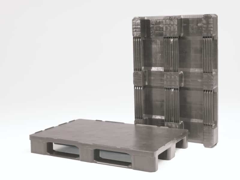 Hygiëne pallet, 3 sleden,dicht bovendek