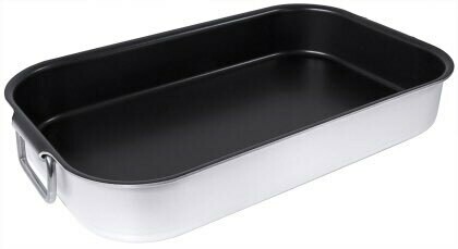 Non-Stick Roasting Pan
aluminium, PTFE non-stick coating inside, with handles each end