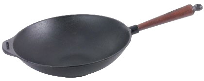 Wok cast iron