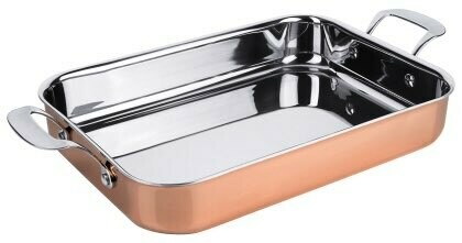 Copper Gratin Pan
suitable for any cooking method except induction