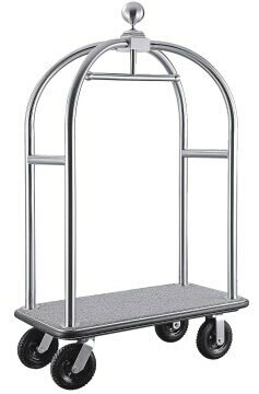 Bagagewagen voor hotels rvs
