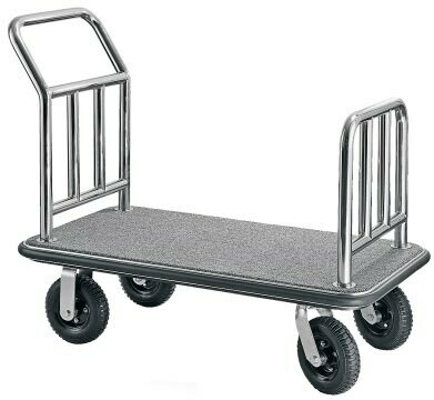 Bagagewagen voor koffers voor toepassing in hotels.