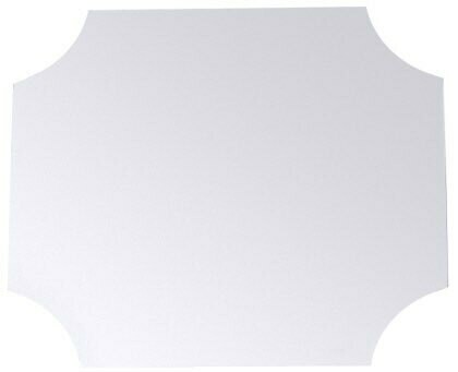 Buffet module rechthoek, met ronde uitgesneden hoeken. 60 x 50 cm