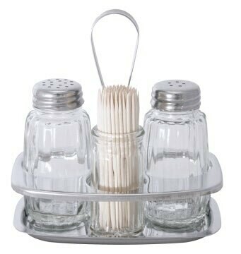 3 piece table set stainless steel 18/0