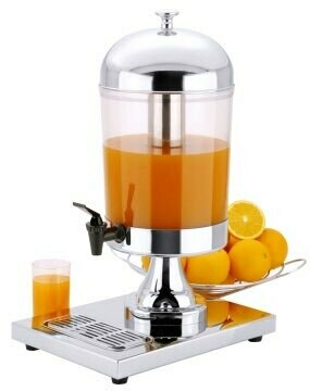 Sapdispenser op ontbijttafel. 8 Liter.