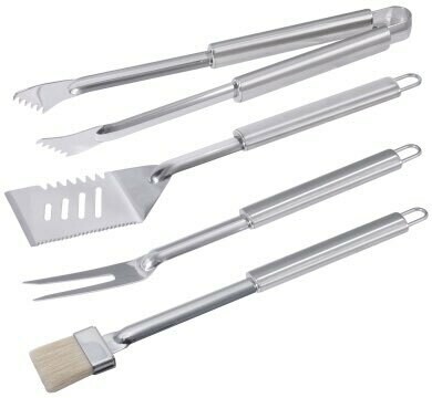 Complete set grill-gereedschap / 4 delig