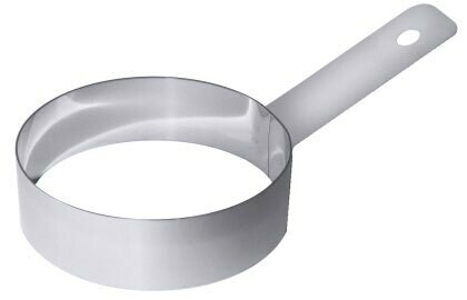 Eierring-omeletring van rvs 18/10