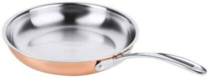 Koperen vlambeer pan.