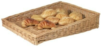 Rieten mand voor toonbank of schap