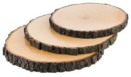 Ronde essenhouten serveerplank