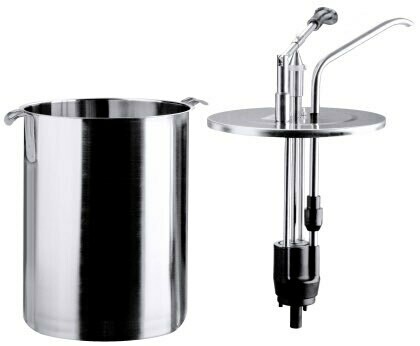 Sausdispenser RVS, rond
