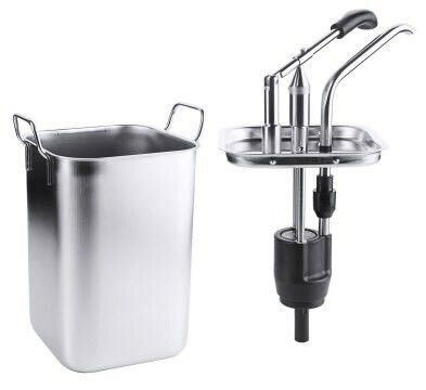 Sausdispenser RVS, vierkant