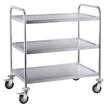Smalle serveerwagen RVS