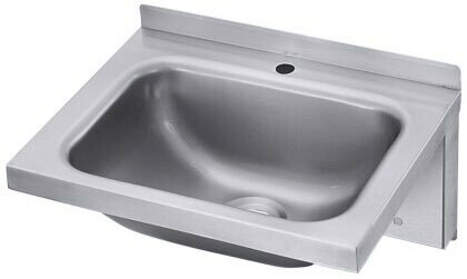 Spoelbak voor het handenwassen rvs, wandmontage.