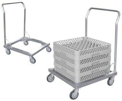 Trolley voor vaatwaskorven.