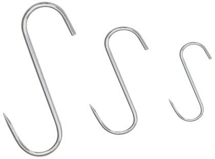 Vleeshaken rvs,