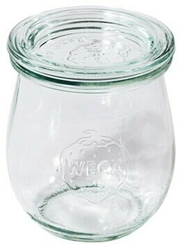 Weckglas-traditioneel, met deksel.