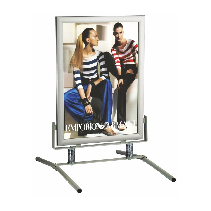 Stoepbord POSTER SWING 46 MM -Metal Legs  Waterproof.