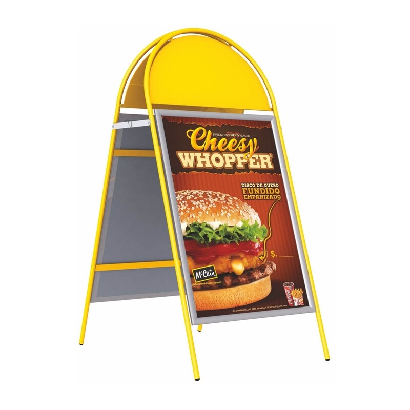 Steel A Board double sided pavement sign.