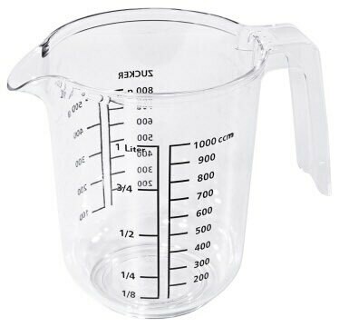 Maatkan 1 liter transparant