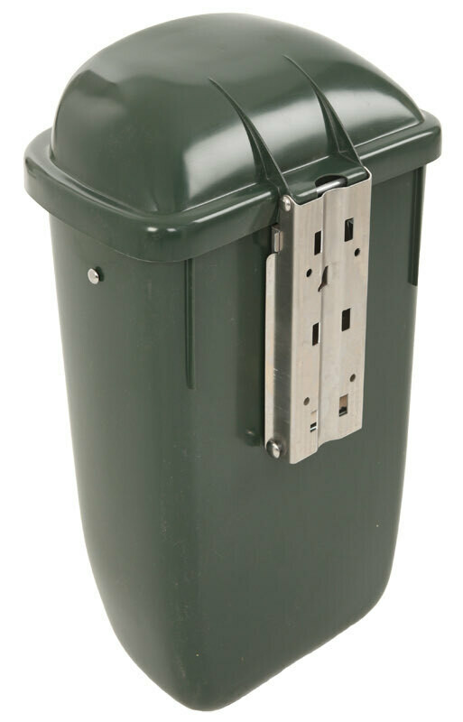 Afvalbak van kunststof 50 liter.