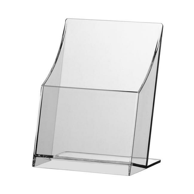 Brochure holder 1 compartment triptych A4, A6-A5 and A4
