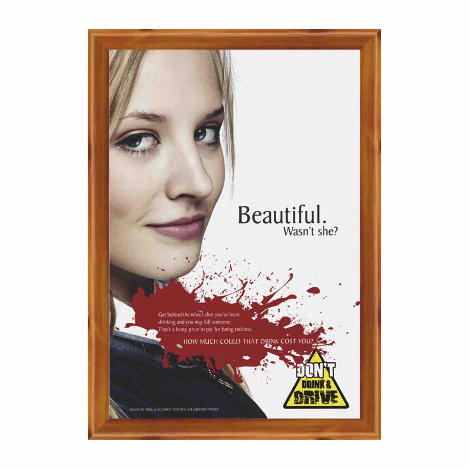 25 mm Houtlook Posterhouder met kliklijst met verstekhoeken/ PAGE:41