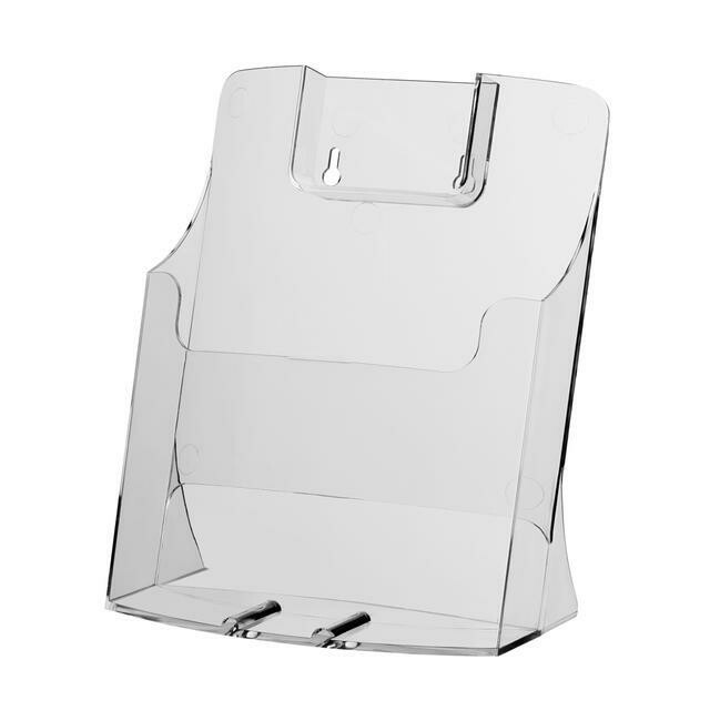 Leaflet dispenser injection-moulded hemispherical