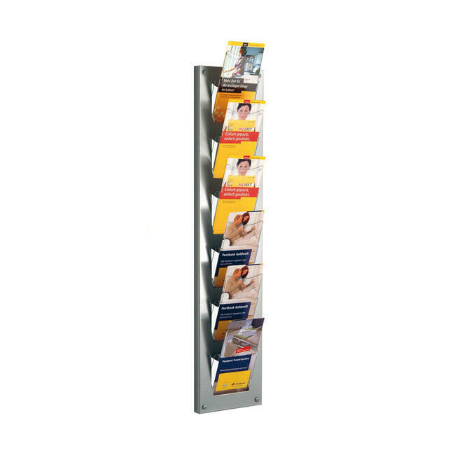 Folderhouder wandmodel metaal