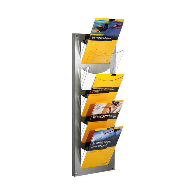 Folderhouder wandmodel metaal