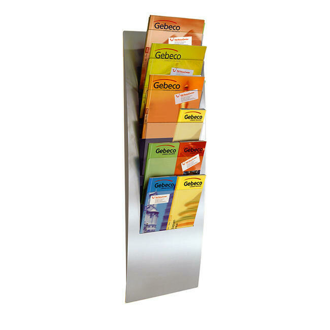 Folderhouder wandmodel metaal