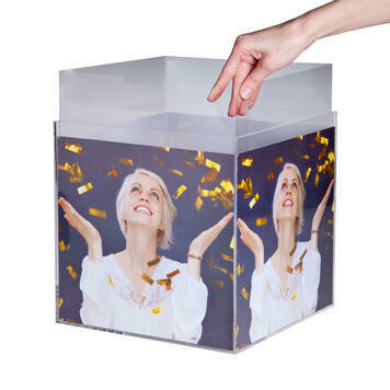 Kaarthoes of Boodschapdrager voor collectebus.