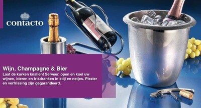 Wijn, Champagne en Bier.