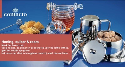 Honing, suiker en room