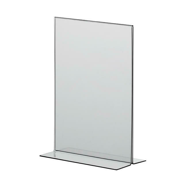 Card holder T shape PVC