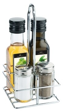 Olie/azijn/zout/peper setje