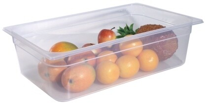 Vershouddoos zonder deksel 1/6 GN PP transparant