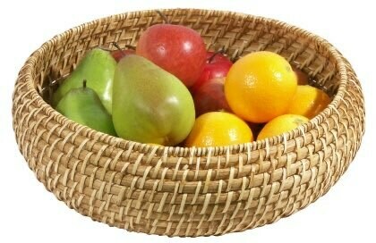 Ronde buikvormige fruitmand 22 cm